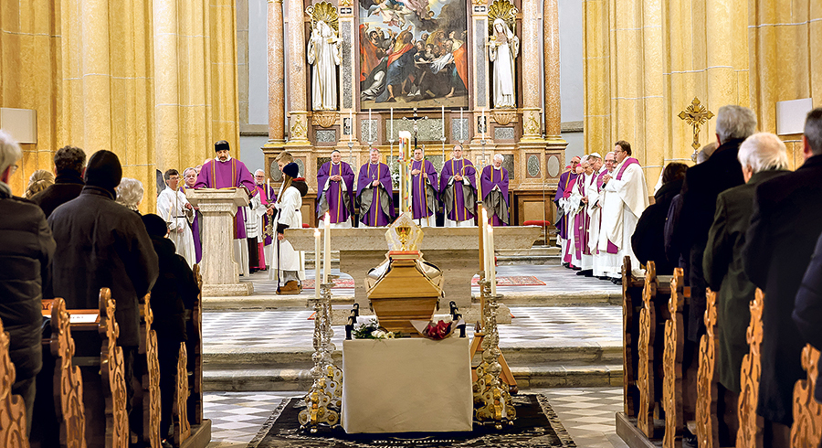 Sonntagsblatt/Gerd Neuhold Abschied von Maximilian Aichern im Benediktinerstift Sankt Lambrecht.