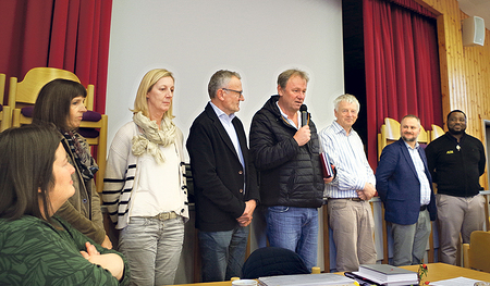 Das Kernteam (im Bild) mit Dechant Christoph Mielnik leitet den Übergang.    / © Diözese Linz / Franz Strasser Das Kernteam (im Bild) mit Dechant Christoph Mielnik leitet den Übergang.