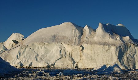 Schmelzende Eisberge sind Ausdruck der Klimakrise