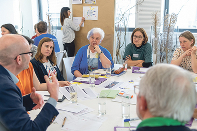 Bei der Veranstaltungsreihe „forum.engagiert“ werden Ideen zur Freiwilligengewinnung unter Beachtung von aktuellen Megatrends ausgetauscht.  