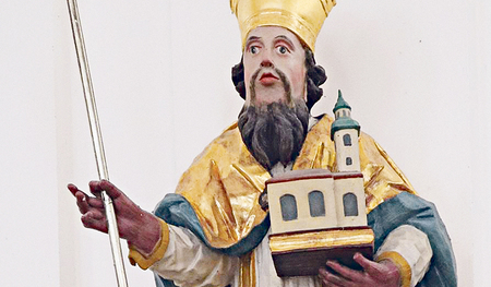 Maximilian vom Pongau,  Statue in der Kirche St. Anna in Sulzbach-Rosenberg.