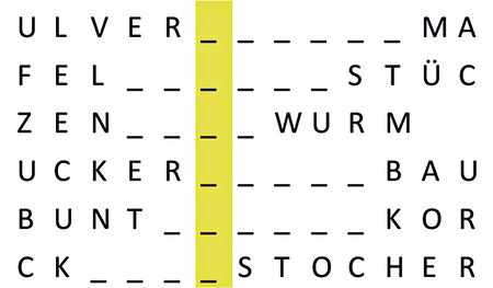 Nach so viel Wissenswertem hast du dir noch ein kleines Rätsel in Weiß verdient.