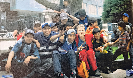 Johanna Neuhauser betreute Straßenkinder  in Ecuador. 