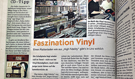 Im November 2003 ging es um die Faszination Vinyl. 