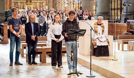 Der ökumenische Gottesdienst wurde von den Schüler:innen ­gestaltet.  