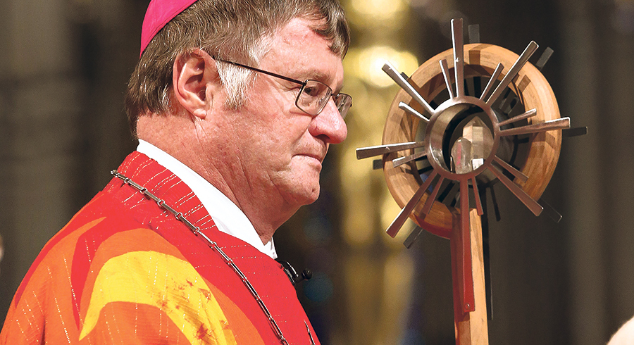 Den Bischofsstab für die Amtsübernahme gestaltete der Künstler Herbert Friedl. / Wakolbinger/Diözese Linz Den Bischofsstab für die Amtsübernahme gestaltete der Künstler Herbert Friedl.