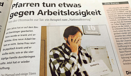 Arbeitslose wieder eingliedern.  