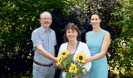 Der Pfarrvorstand der Pfarre Ennstal (v. l.): Pfarrer Thomas Mazur, Pastoralvorständin Anita Aigner und Verwaltungsvorständin Birgit Templ.   