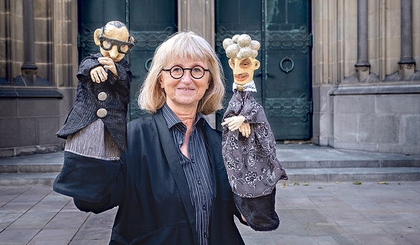 Puppenspielerin Gerti Tröbinger kommt nach Wels. 