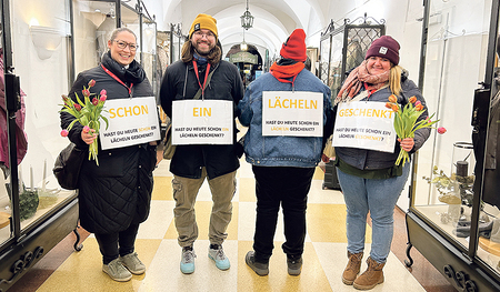 Die Katholische Jugend OÖ setzte ein Zeichen für Solidarität. 