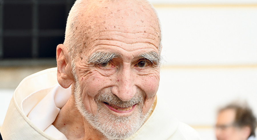 Der 100-jährige Benediktinerbruder David Steindl-Rast. / Wuthe / Kathpress Der 100-jährige Benediktinerbruder David Steindl-Rast.