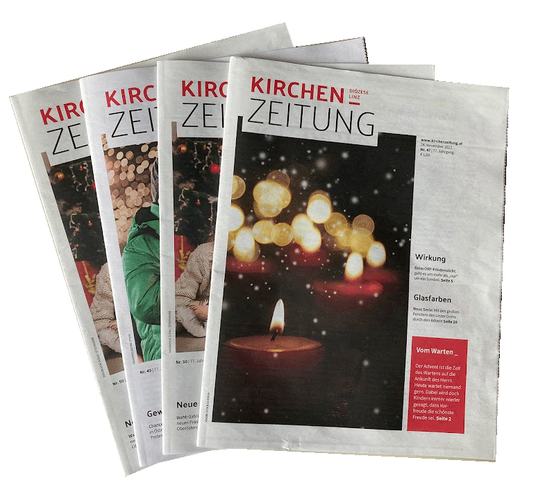 4 Ausgaben der Kirchenzeitung zum Weiterempfehlen!