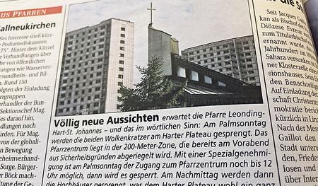 Die Hochhäuser am Harter Plateau wurden vor 20 Jahren gesprengt.