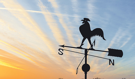 Wind, Regen oder Sonne?  Die Beobachtung der Natur war auch ein Versuch,  den Zeitpunkt für Saat und Ernte besser wählen zu können.