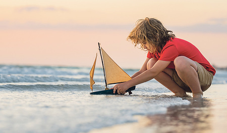 Weit, weit weg: Auf dem Meeresstrand werden die Gedanken frei. 