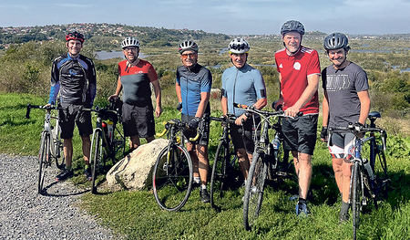 Die Kirchensportler absolvierten ihre Tour ehrenamtlich in der Freizeit.  