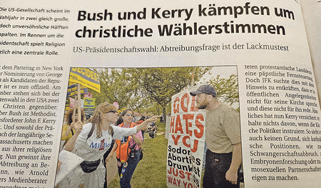 Bericht über den US-Wahlkampf. 