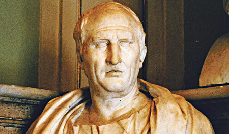 Der Anwalt, Staatsmann und Philosoph Marcus Tullius Cicero war Konsul im Jahr 63 vor Christus.