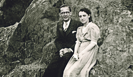 Marcel Callo und seine Verlobte Marguerite Derniaux, August 1942.  