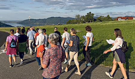 Die Wallfahrer:innen gingen von Nussdorf bis zur Kronbergkapelle. 