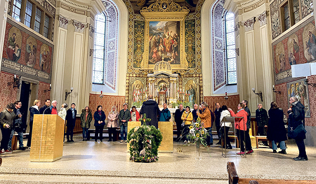 In der Pfarrkirche Bad Ischl. 