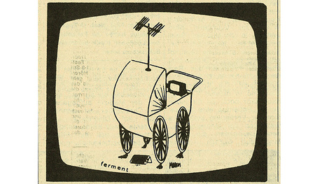 Ein Bildschirm im Kinderwagen war 1975 noch Utopie.   