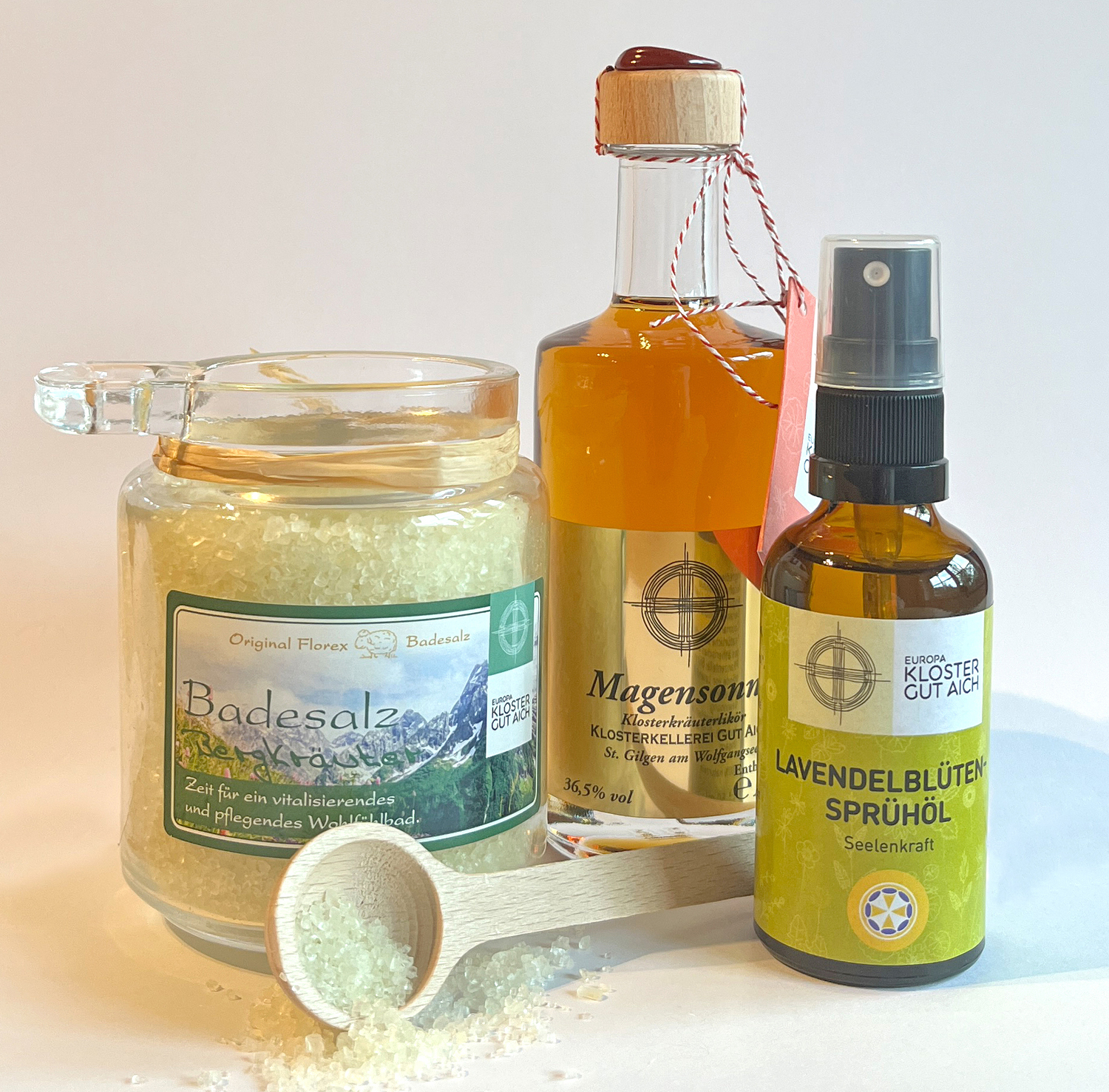 Geschenkset vom Kloster Gut Aich / Kloster Gut Aich 3 Produkte aus dem Klostershop Gut Aich